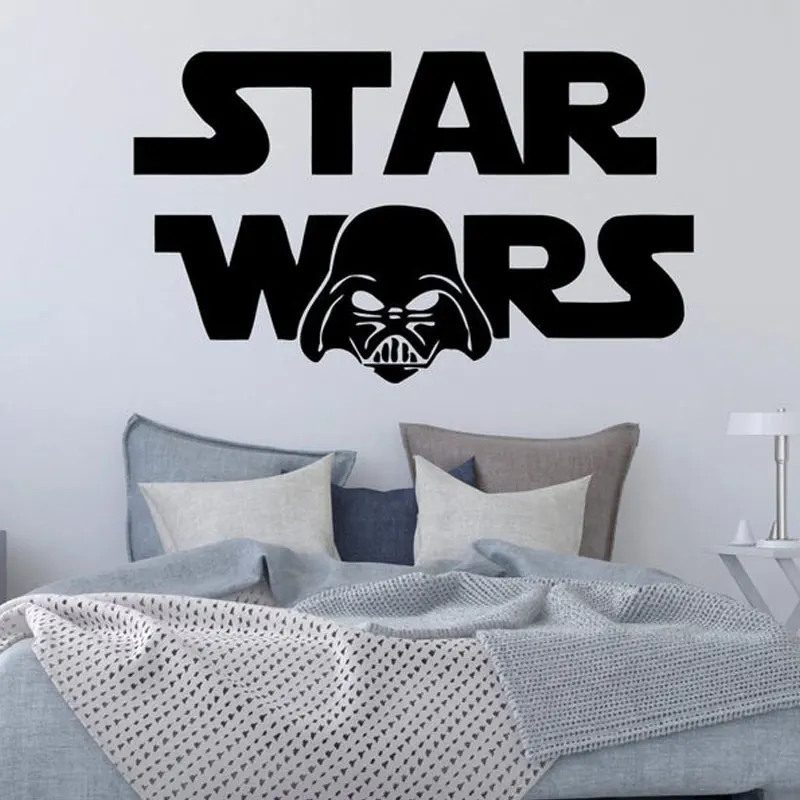 Настенный виниловый стикер Darth Vader наклейки Звездных войн домашний декор детская