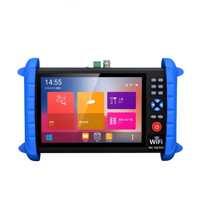 7 дюймов HD Экран 4K 8MP IP/CVBS аналоговый/TVI CVI/AHD 5MP Вай-Фай HDMI сигнал обеспеченностью PTZ IP камера ONVIF 12V3A POE Профессиональный Тесты инструмент