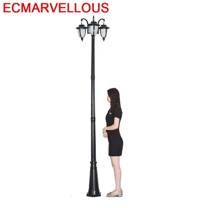 Тенага Surya Iluminador Jardin Giardino лампа Ogrodowe Lampadaire Европейский De Rue Lampione светодиодный