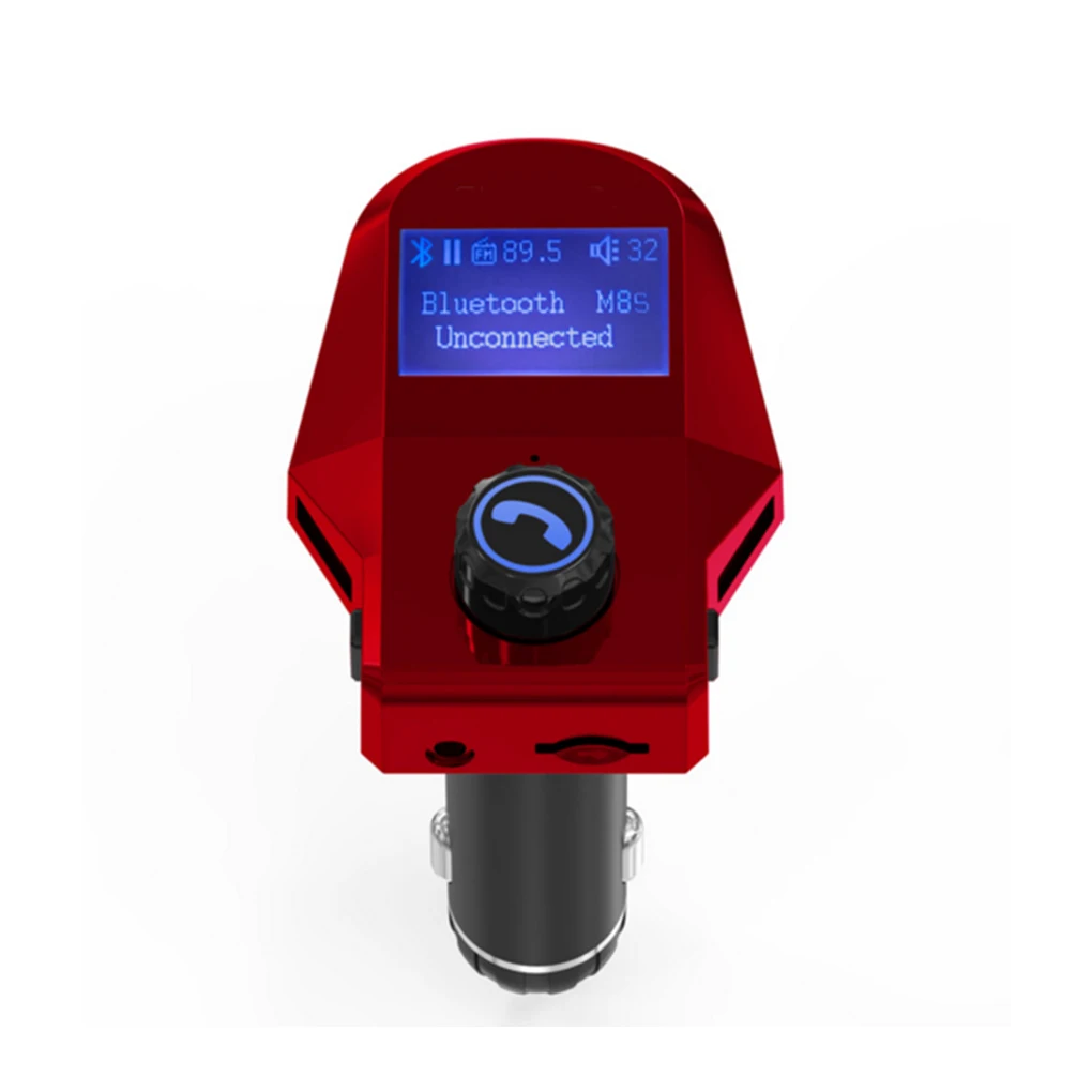 M8S большой светодиодный экран 5 В 2.5A Bluetooth автомобильное зарядное устройство Handfree Aux аудио автомобильный MP3 музыкальный плеер