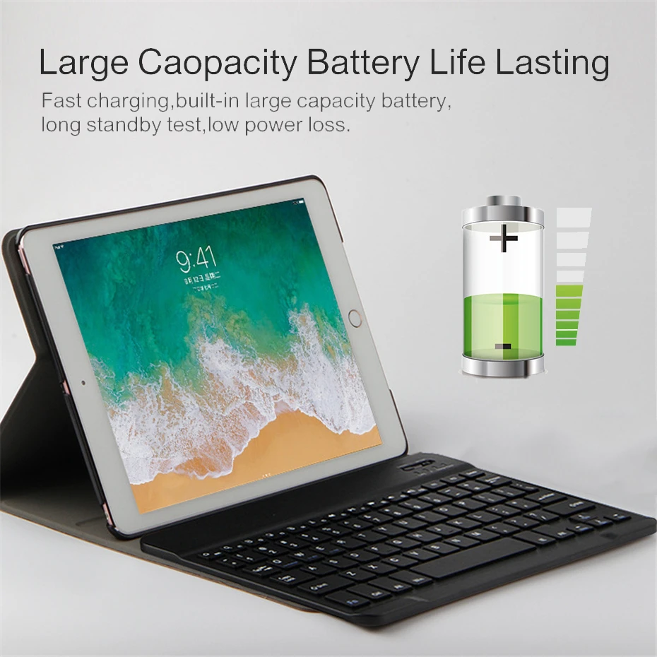 Смарт-чехол для iPad Pro 12,9 дюйма A1584 A1652 A6170 A1671 Съемная Беспроводной Blutooth клавиатуры Чехол для iPad Pro 12,9