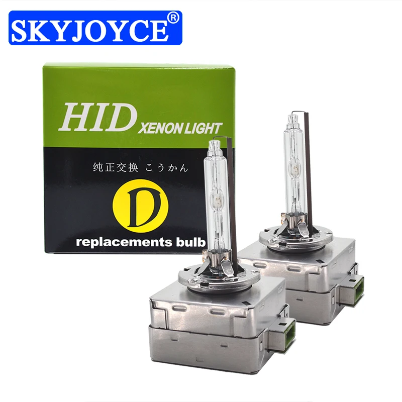 SKYJOYCE High Bright Xenon Standard D1S 55W 6000K HID Lamps 35W D3S Car Bulb 4300K 5000K 8000K Car Headlight Replacement Bulbs (2)