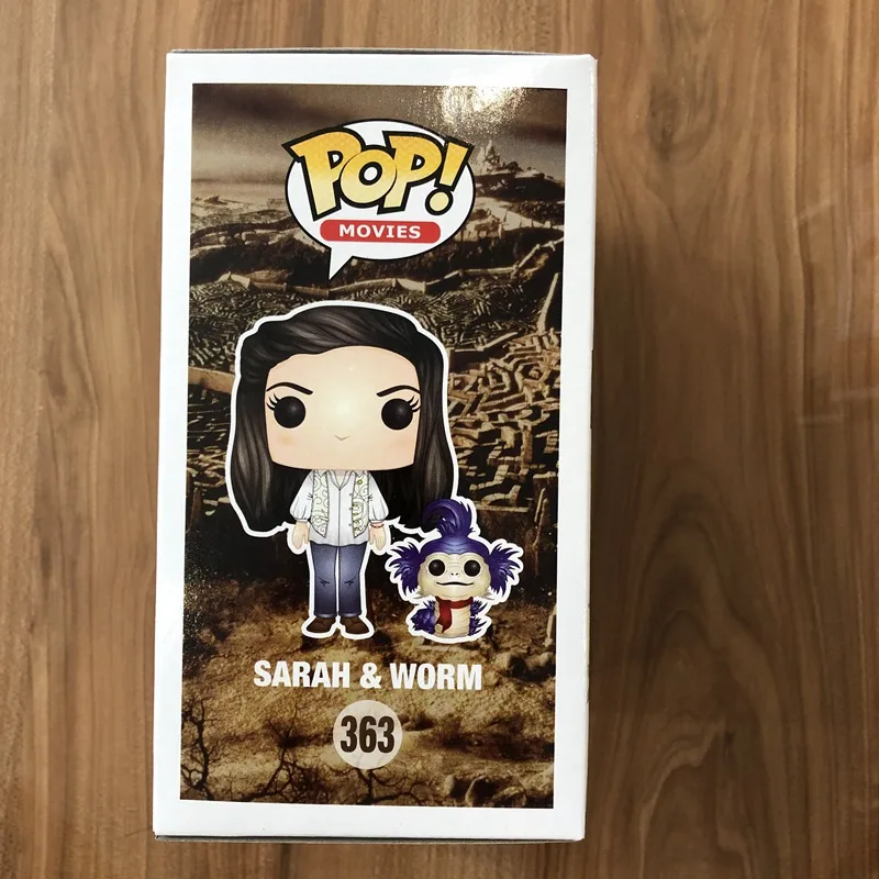 Funko pop официальные фильмы: лабиринт Сара и червь Виниловая фигурка Коллекционная