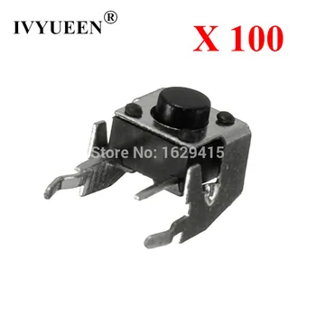 

IVYUEEN 100 pcs Original RB LB Bumper Button Switch For Microsoft Xbox 360 One Controller Repair Parts Black for Xbox one