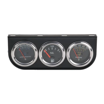 

52mm Triple Gauge 3 in 1 (Fuel Level Gauge+ Water Temp Gauge + Oil Press Gauge) Sensor 52mm Auto Gauge Car Meter