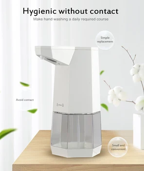 

Automatic Sensor Soap Dispenser 360ml School Home Restaurant Induction Sanitiser Alcohol Spray Soap Dispenser Storage Box