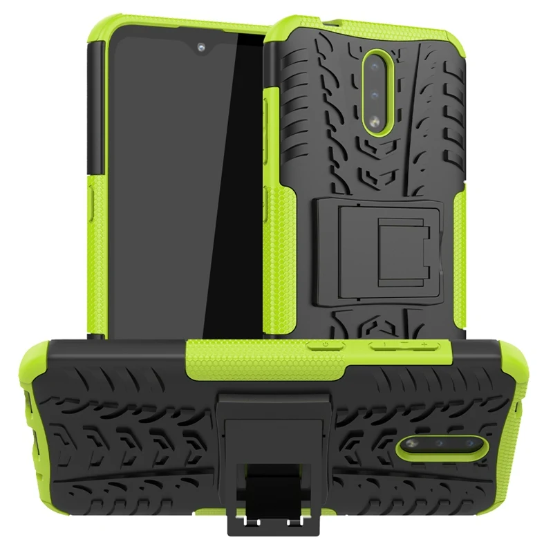 Rugged Kickstand Case For Nokia 2.2 2.3 3.2 4.2 7.2 X5 X6 X7 6.1 7.1 8.1 2.1 3.1 5.1 Plus 6 2018 1 2 3 5 8 Bumper Cover | Мобильные