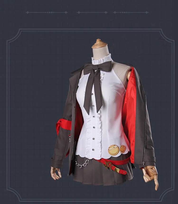 FN57 costume Костюмы для косплея для девочек из игры Frontline FN57, Боевая форма для женщин, карнавальный костюм для девочек на Хэллоуин, школьная одежда - Цвет: FN57 costume