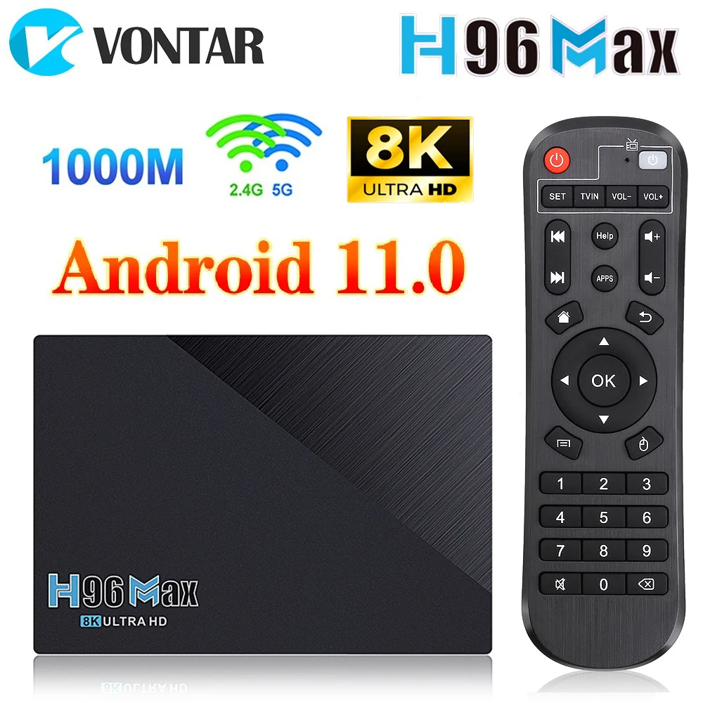 

H96 MAX RK3566 TV Box Android 11 8GB RAM 64GB 4GB 32GB 1080p 8K Google Play Youtube H96Max TVBOX Media Player Set-top box