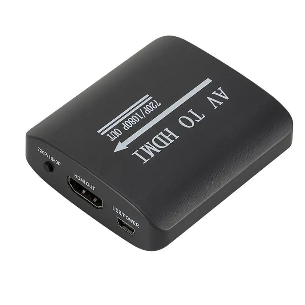 Мини AV в HDMI видео конвертер коробка AV в HDMI адаптер для HD tv PS3 PS4 PC DVD Xbox проектор