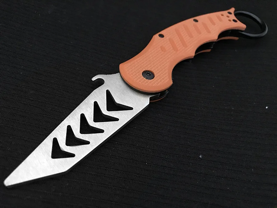 G10 ручка коготь нож karambit коготь нож складной подарок маленький складной нож выживания Охота Открытый складной нож