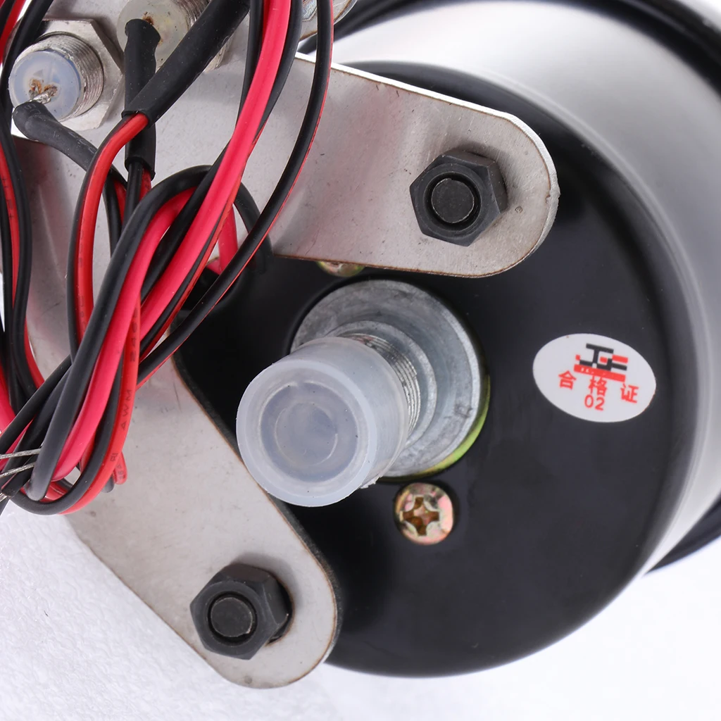 Universal Digital Motorcycle LCD Screen Speedometer Odometer Techometer Gauge Dual Speed LED Backlight Black Shell