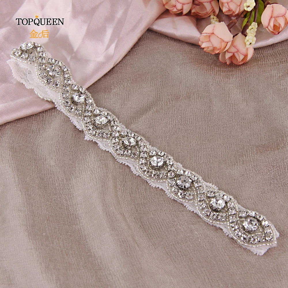 TOPQUEEN THS28 Дамское белье чулки с подвязками кружевной пояс для подвязок ноги кольцо жгут женский пояс Свадебные Подвязки для невесты
