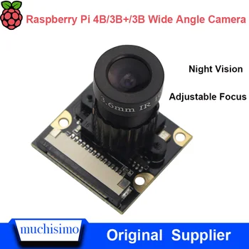 

Raspberry Pi 4 Night Vision Camera Raspberry Pi 3 5MP 1080P Focal Adjustable Camera for Raspberry Pi 4 3 Model B 3B Plus 2B
