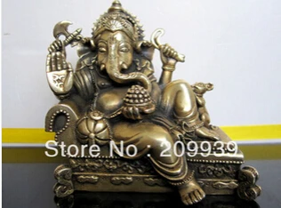 

Free Shipping Tibet God of wealth bronze buddha statue