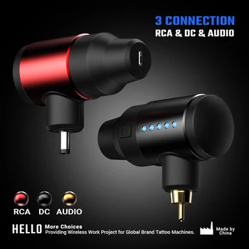 

Mini Tattoo battery Wireless Power supply for Tattoo Pen Machine hawk xion DC RCA AUDIO Connection Power Supply