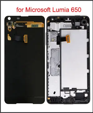 5," AAA+ качественный ЖК-дисплей для microsoft Nokia Lumia 640XL RM-1062 ЖК-дисплей сенсорный экран дигитайзер Замена с рамкой
