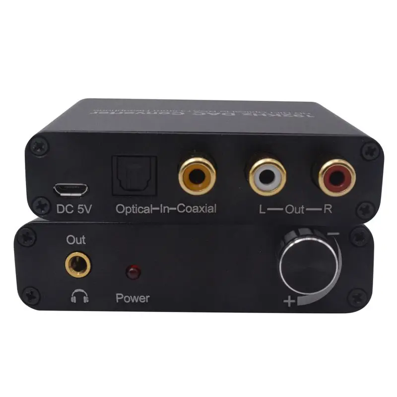  Hot 3C-192kHz Dac Della Fibra Coassiale Convertitore 5.1 Hd Digital Audio Decoder Supporto AC-3/Dts