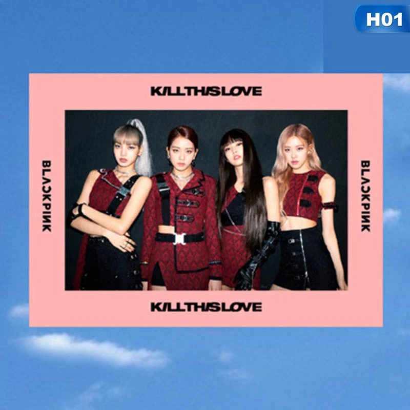 1 шт. K-pop Blackpink Kill This Love Lomo карты Новые Модные прозрачные ПВХ фото карты для фанатов коллекция подарок 10*7 см
