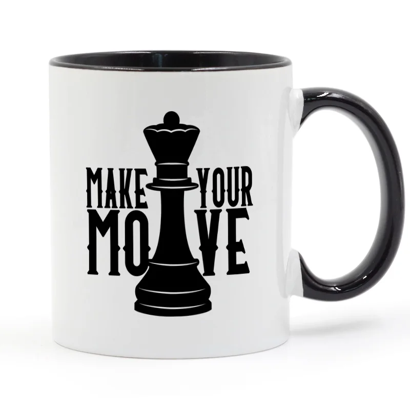 

Chess Make Your Move Coffee Mug Ceramic Cup 11oz