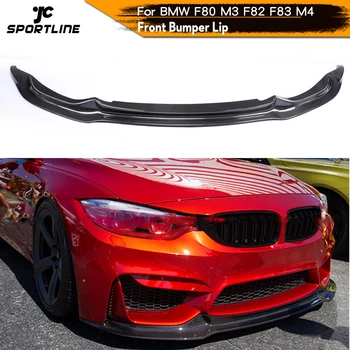 

For BMW F80 M3 F82 F83 M4 2014 - 2018 Sedan Coupe Convertible Front Bumper Lip Spoiler Splitters Carbon Fiber / FRP