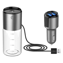 Увлажнитель воздуха для автомобиля с 2USB QC3.0 Быстрая зарядка от прикуривателя 12V автоматический освежитель воздуха Арома-диффузор для ароматерапии
