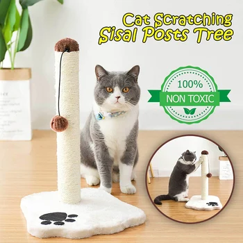 

44cm Cute Pet Cat Tree Scratcher Furniture For Cat Kitten Climbing Scratch Toys Detachable Grinding Claw Product Cat Toys