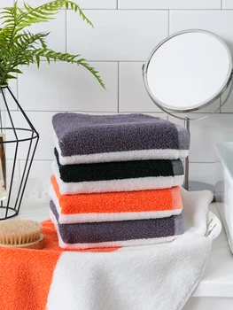 

Soft Small Bath Travel Towel Cotton Set Bath Luxury Towels Bathroom Hair Drying Hanging Hand Towel Havlu Face Washcloth KK60MJ