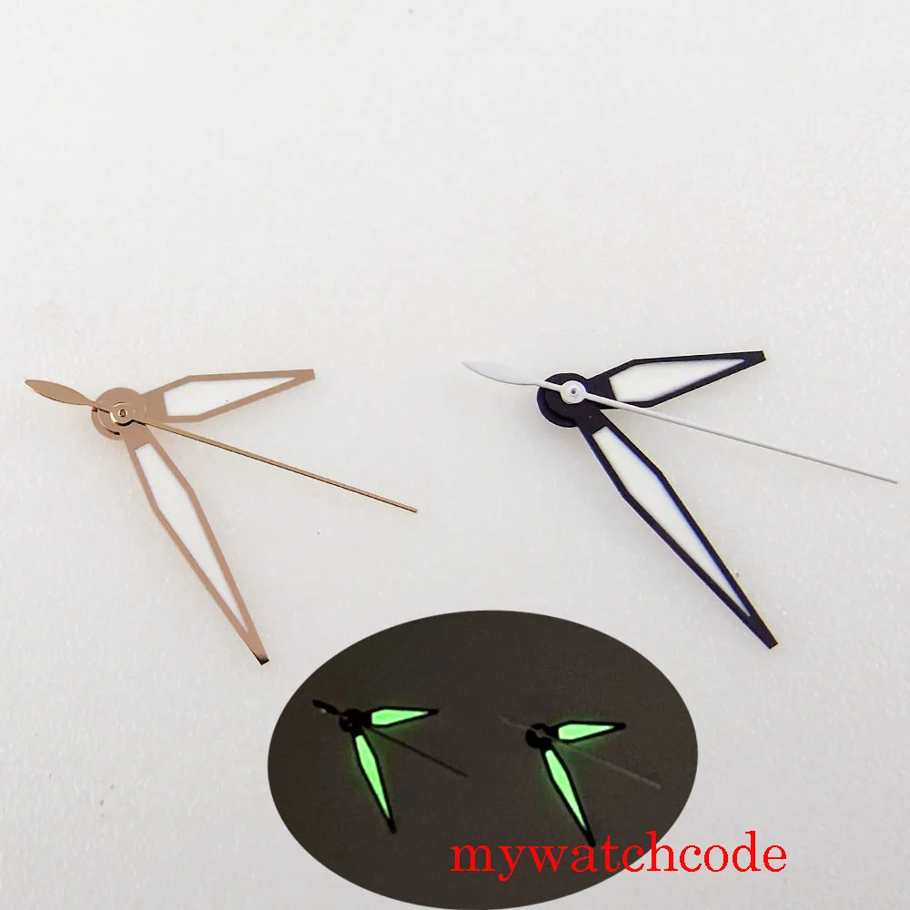 Set Di Lancette Per Orologi Luminosi Verdi Adatte Per Accessori Per Orologi Da Polso Con Movimento Automatico Nh35A Nh36A