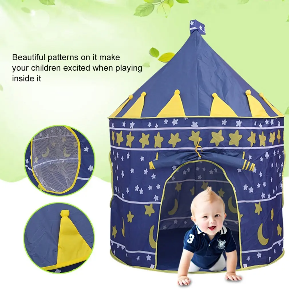 

Large Size Foldable Moon And Stars Surface Kids Baby Children Entertainment Gaming Playing Hanging Toy Tent