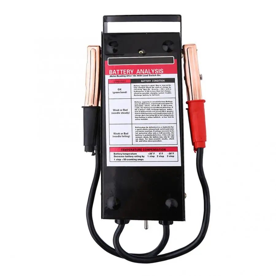Батарея тестер 6 V-12 V 100Amp автомобиля Батарея Тестер нагрузки зарядки Системы анализатор инструмент проверки испытательное оборудование с источником питания Тестер