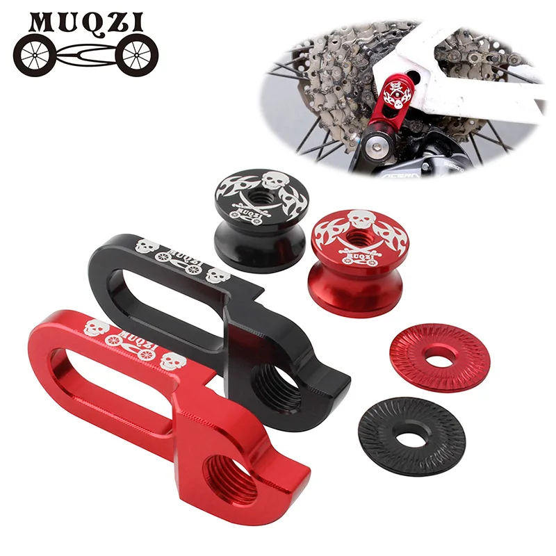

MUQZI MTB Road Cross Country Bike Rear Derailleur Hanger Extension Tail Hook Universal Tail Hook Replacer Aluminum Alloy