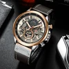 CURREN Watch for Men Top Brand Watches Leather Strap Wristwatch Fashion Chronograph Sport Quartz Clock Male Gift ► Photo 1/6