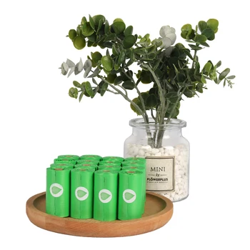 

Dogs Poop Bags biodegradable Earth-Friendly 24 Rolls with 1 Dispenser Dog Waste Bags Dog Pooper Scooper Several colors to choose