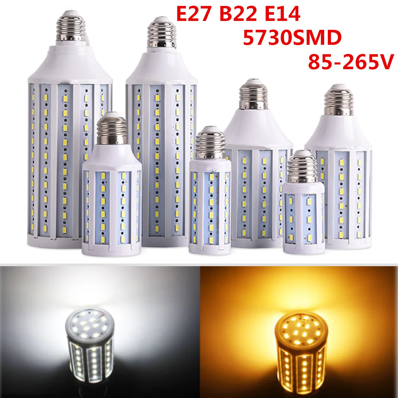 Энергосберегасветодиодный светодиодные лампы E27 B22 E14 85-265 в 5730 SMD 5-50 Вт | Лампы и