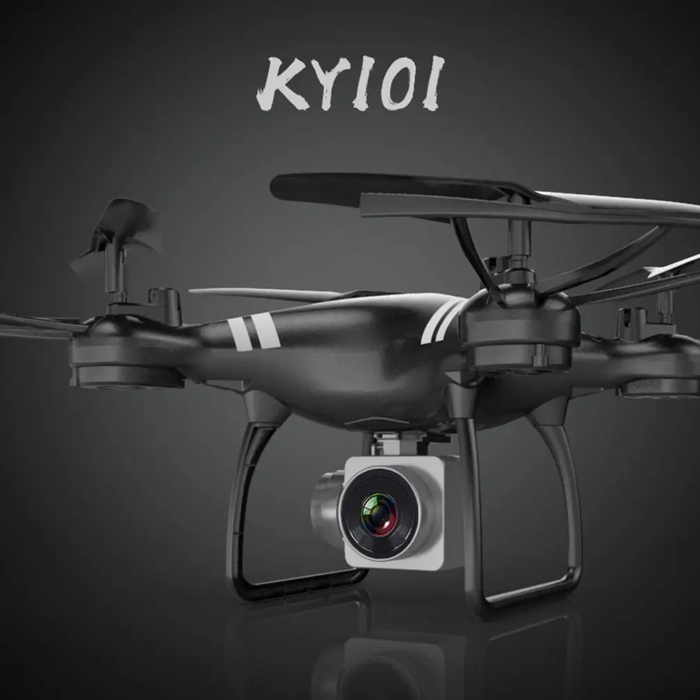 KY101 Радиоуправляемый Дрон 2MP камера Wi-Fi FPV живой Квадрокоптер удерживающий высоту один ключ возврат Безголовый вертолет 2,4 ГГц Дрон
