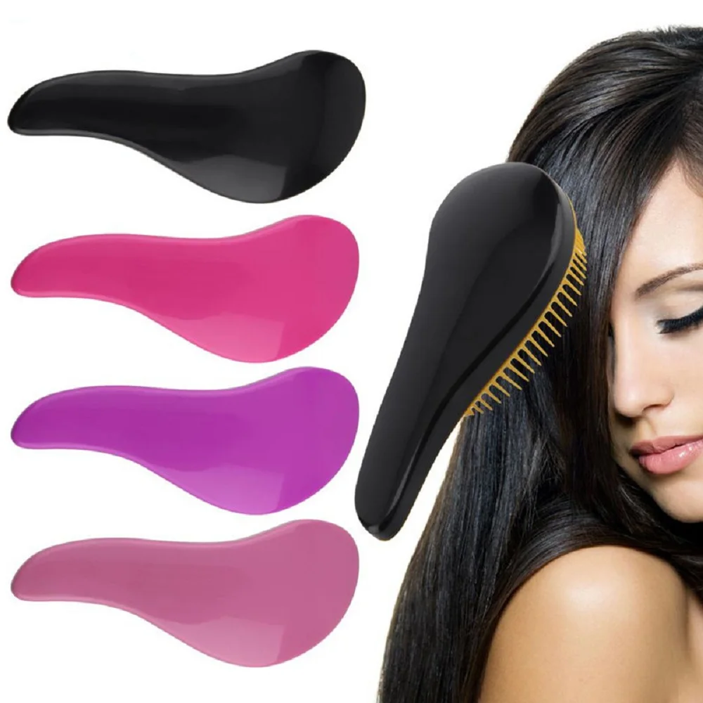 Magic Handle Tangle Detangling Comb Shower Hair Brush Detangler Salon Styling Cute Useful Tool Professional | Красота и здоровье