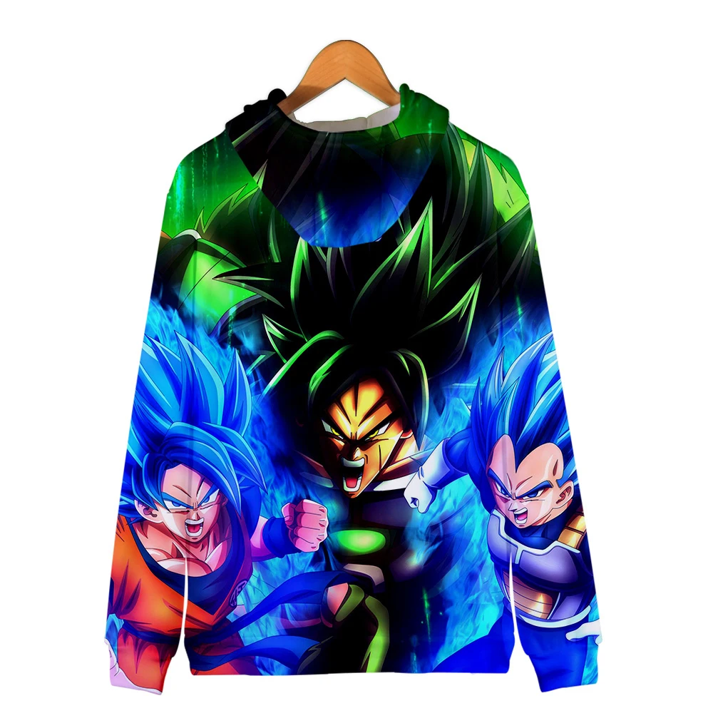 Модные аниме худи Dragon Ball для маленьких девочек и мальчиков 3D Кофты на молнии супер сайян Вегета мужские шорты для купания для детей толстовка Гоку Повседневное пальто с принтом в виде героев мультфильмов, верхняя одежда