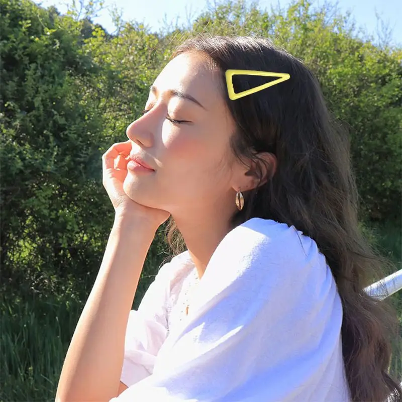 Cute Glitter Hairpins Snap Hair Clip for Girls Hair Pins Unique Women's Gift BB Hair Clip Candy Color Hair Accessories Dropship