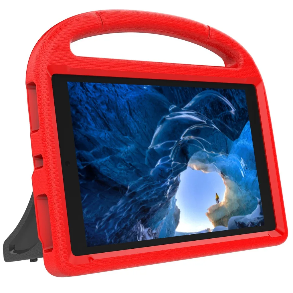 Для Amazon-все-Новинка Fire HD 10 детский чехол EVA пена чехол для планшета Кожа Стенд планшет силиконовый защитный чехол для планшета# DG