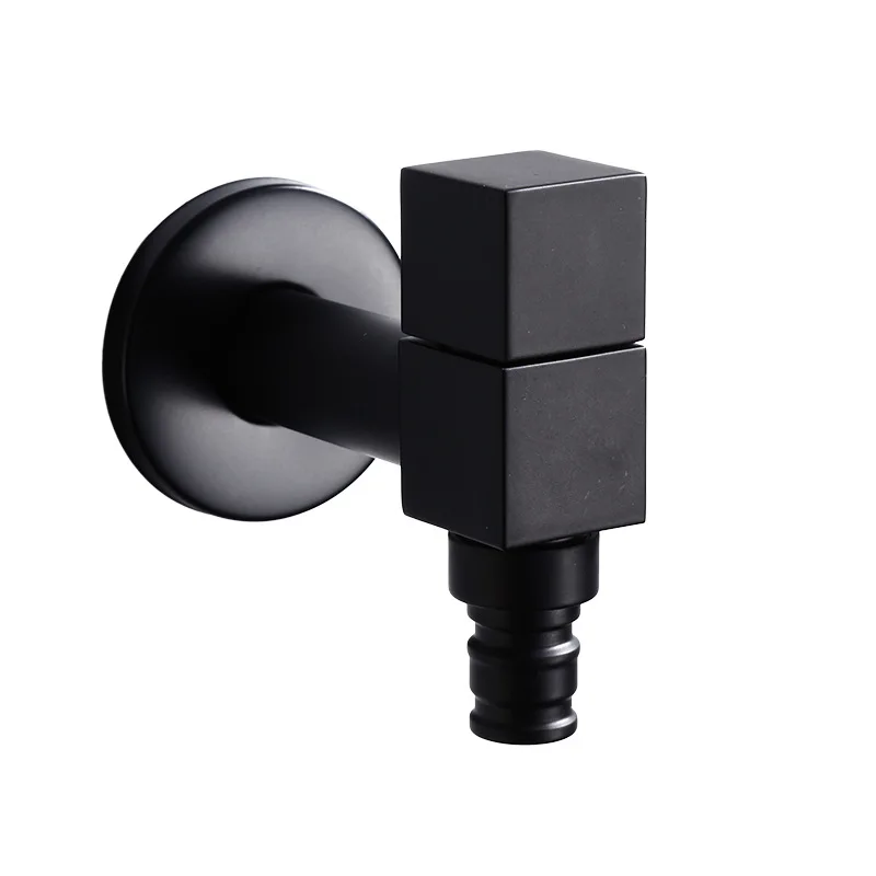 Смеситель для стиральной машины черный медный квадратный балкона ванной комнаты
