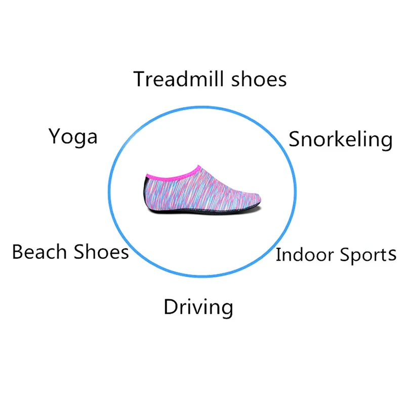 

1 Pair Barefoot Aqua Skin Shoes Water Socks for Surfing Beach Swim Yoga Exercise Popular