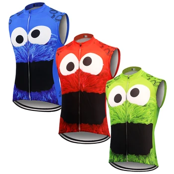 

Classic Retro Men Cycling Vest Pro Team Bicycle Clothing Blue/green/yellow Safety Vest Chaleco Ciclismo Mtb Jersey Sleeveless
