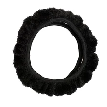 Универсальный автомобильный удобная обувь из плюша; мягкие стрейч на рулевое колесо крышка