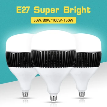 

E27 Led Light Bulb 50W 100W 150W Led Lamp High Bay Light lamps 220V-240V Lights for Factory Warehouse Industrial Garage Lighting