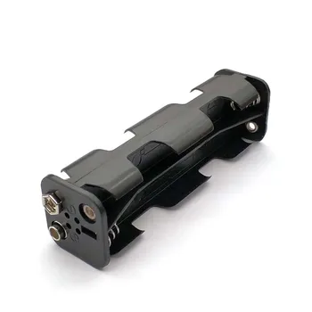 

400pcs/lot Long Strip Type 8 x AA 12V Back to Back Plastic Batteries Case Holder 9V Button Battery Box For Soldering Connecting