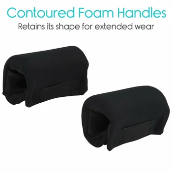 

1 Pair Walker Grip Soft Cushion Handle Universal Rolling Wheelchair Elderly Easy Clean Reduce Pain Crutch Aid Padded Hand Cover