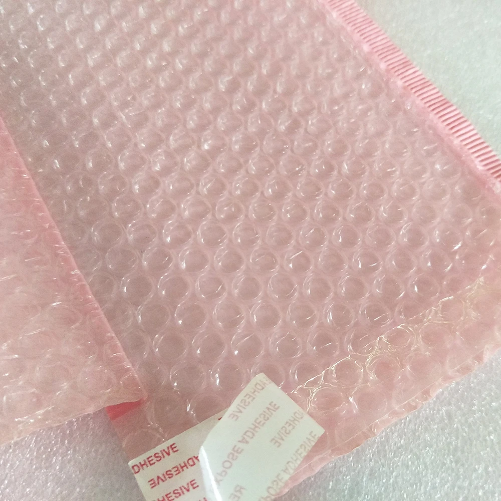 15x20+4cm 25pcs/lot Light pink Poly bubble Mailer envelopes padded Mailing Bag Self Sealing packaging bags