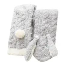 Пушистый напольный носок для девочек; длинные носки в виде животных; теплые домашние носки для сна; чулочно-носочные изделия