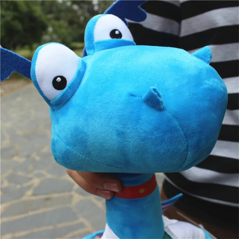 1piece 55cm 21inch Doc Mcstuffins Doc Mcstuffins Clinic Plush Toys Doctor Blue Dragon Soft Stuffed Animal Dolls